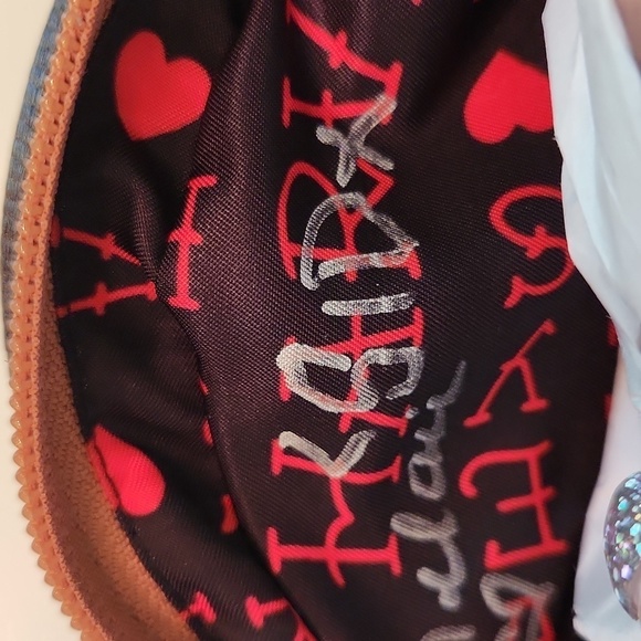 Signed Harveys Seatbelt Sweetheart Convertible Tote Tough as a Mother Signed New - Picture 3 of 5